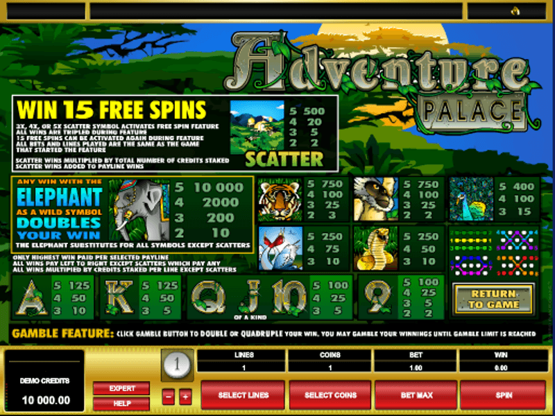 Adventure Palace Slots