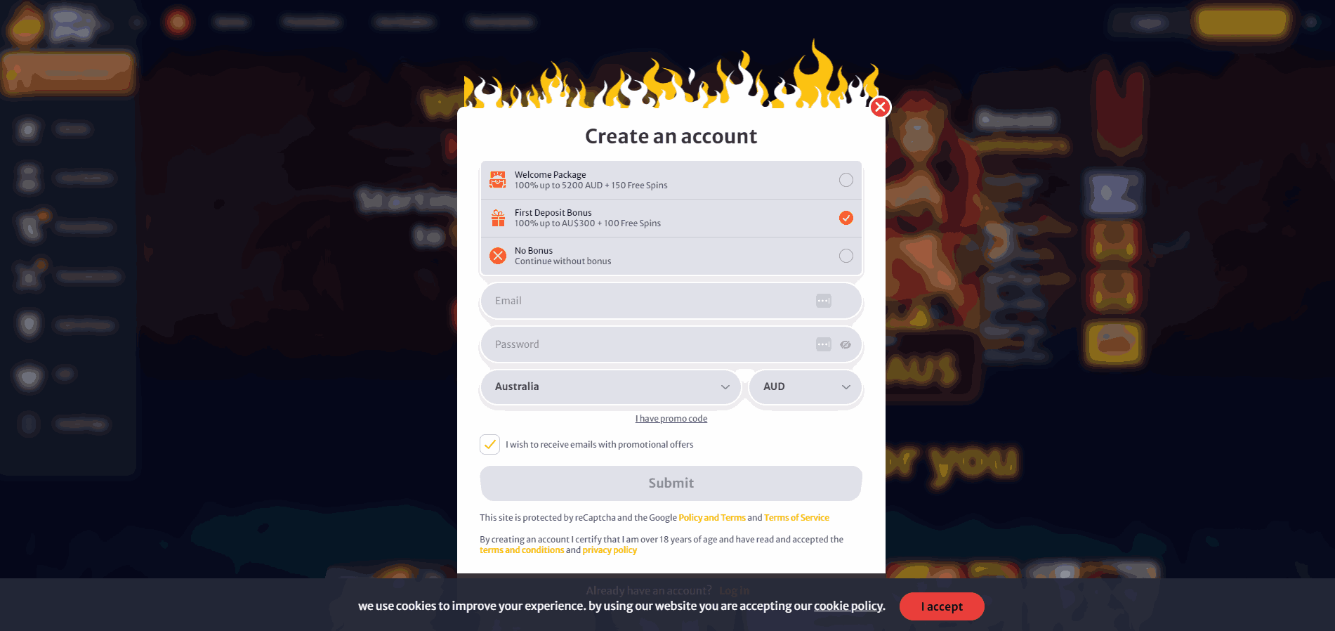 Hell Spin Casino Account